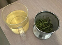 尚明耐熱玻璃杯茶杯過(guò)濾花茶杯 玻璃水杯子帶蓋 男女士家用泡茶杯 350ml透明把手 曬單實(shí)拍圖