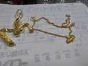 中國黃金（CHINA GOLD）黃金絞絲鏈足金項鏈女款實心素鏈麻花鏈七夕情人節(jié)生日禮物送女友 【定制款-付款10天內發(fā)貨 】【多退少補】 約10.5g 曬單實拍圖