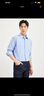 七匹狼長(cháng)袖襯衫男士秋季純棉磨毛牛津紡商務(wù)休閑職業(yè)襯衣男上裝 曬單實(shí)拍圖