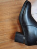 卡帝樂(lè )鱷魚(yú)輕奢高檔真皮短靴女2022年新款秋冬季中跟馬丁靴女粗跟單靴女皮靴新品 黑色(加絨) 37 曬單實(shí)拍圖