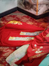 重回漢唐佳鵲雙棲宋制漢服婚服女款原創(chuàng)重工刺繡鳳冠霞帔全套 故宮紅直領對襟大袖衫/現(xiàn)貨 M 曬單實拍圖