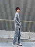 DUDR星空紋牛仔褲男士直筒寬松2025秋季新款美式潮牌水洗休閑長褲子1108懷舊藍XL 曬單實拍圖