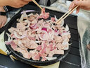 探險者卡式爐烤盤麥飯石烤盤韓式圓形盤燒烤盤鐵板燒煎盤家用烤盤戶外 韓式圓形麥飯石烤盤 曬單實拍圖