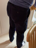 七匹狼休閑褲男加絨褲冬季加厚保暖褲男裝純色直筒長(cháng)褲子男通勤商務(wù)褲裝 001(黑色)-黃金絨 34 曬單實(shí)拍圖