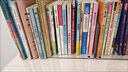 桌面書立書架亞克力學(xué)生收納架辦公室宿舍ins桌上簡易置物架簡約 RT透明三格書立GVB 曬單實拍圖