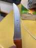 十八子作 木柄水果刀廚房家用果皮刀瓜果削皮刀不銹鋼吧臺果盤(pán)專(zhuān)用S2302 弧形水果刀S2302-D 曬單實(shí)拍圖