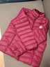 雅鹿輕薄羽絨服女短款2025新款中老年修身女裝白鴨絨媽媽保暖外套 3470枚紅色 4XL 推薦155-168斤 曬單實(shí)拍圖