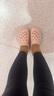 卡駱馳（crocs）泡芙Clog洞洞鞋男女鞋厚底增高涼拖拖鞋沙灘涼鞋 M4W6 曬單實(shí)拍圖