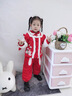 迪士尼漢服女童拜年服中國風(fēng)兒童冬裝加厚嬰兒唐裝套裝冬季寶寶兔年衣服 紅色【拜年服】兩件套 加絨 100 【建議身高90cm左右】 曬單實(shí)拍圖