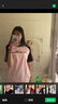 素織錦短袖女t恤女衣服女裝夏季潮流寬松大碼T恤韓版半袖女生上衣 字母貓咪短袖【黑拼粉】 M 【建議110斤以?xún)取?曬單實(shí)拍圖