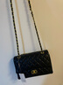 CHARLIE&KELLI CK品牌包2026新款送女友生日禮物菱格通勤單肩斜挎休閑小方包女 黑色【母親節生日520情人節禮物】 曬單實(shí)拍圖