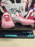 SHIYITONG石一童二代低幫實(shí)戰籃球鞋男板鞋比賽運動(dòng)女鞋碳板氣墊緩震耐磨鞋 粉色【前后掌氣墊】 43 曬單實(shí)拍圖