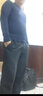 南極人圓領(lǐng)純色羊毛衫男冬季新款加厚保暖中老年休閑套頭毛衣針織打底衫 中灰 M 曬單實(shí)拍圖