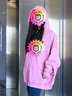 moussy 新品男友風貼布刺繡拉鏈外衣外套女028HAZ90-0871 090粉紅色 均碼 00020/F 曬單實拍圖