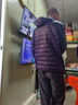 德?tīng)柣葺p薄羽絨服秋冬季輕薄男裝休閑服連帽白鴨絨襖子 深藍 L 曬單實(shí)拍圖