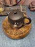 京也復(fù)古手工紫銅鑲銀壺承高端家用儲(chǔ)水式茶托盤茶壺托干泡臺(tái)養(yǎng)壺茶承 青松萬(wàn)年-手工紫銅鑲銀壺承 曬單實(shí)拍圖