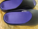 利達妮踩屎感拖鞋男士夏季外穿室內家居家用洗澡厚底防滑防臭運動(dòng)涼拖鞋 黑紫【潮人炸街】 40-41 【適合39-40】 曬單實(shí)拍圖