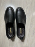 莫奈德品牌商務(wù)休閑鞋男潮流新款厚底男鞋防滑懶人鞋時(shí)尚大頭增高皮鞋男 黑色【增高款】 41 曬單實(shí)拍圖