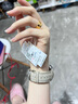 周六福（ZLF）七夕禮物  黃金戒指女款足金5G金蜂巢亮片指環(huán)光芒 計價T 16號 - 3.34g 曬單實拍圖