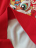 真維斯兒童加絨毛衣紅色高領(lǐng)新年衣服男女童過(guò)年服馬年針織衫喜慶拜年服 紅 金馬賀歲 165 曬單實(shí)拍圖