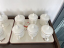 天澤（TIAN ZE）茶杯陶瓷杯子白瓷會(huì )議瓷杯帶蓋水杯金邊商務(wù)辦公杯會(huì )議杯定制logo 帶金邊杯10個(gè)裝 曬單實(shí)拍圖