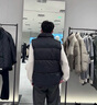 鴨鴨新款秋冬季輕薄羽絨服男冬馬甲男士短款立領(lǐng)男款保暖背心PG 黑色 L 曬單實(shí)拍圖