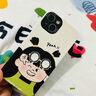 圣圖朗趣味綠衣男孩女孩適用iphone15promax蘋(píng)果13手機(jī)殼硅膠套11搞怪表情14情侶浮雕12新款16防摔保護(hù)套 小羊皮-搞怪表情-綠衣女孩 iPhone 13 曬單實(shí)拍圖