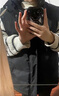 軒萊雅棉馬甲男秋冬季寬松馬夾立領(lǐng)面包服青少年坎肩棉襖背心保暖外套男 黑色 3XL 曬單實(shí)拍圖
