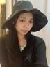 CHALL KITTY防曬帽女夏季大檐黑膠防紫外線(xiàn)遮陽(yáng)帽女士漁夫帽子可折疊2026新款 黑色-高端品牌禮盒裝高檔高級感 曬單實(shí)拍圖