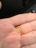 中國(guó)黃金（CHINA GOLD）黃金戒指桃花戒指足金櫻花戒指女戒素圈尾戒送老婆女友生日禮物 16#【約0.56g】 曬單實(shí)拍圖