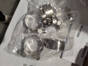 鹿悅霆316不銹鋼卡箍精鑄重型加厚快裝接頭固定卡扣快速端頭抱箍管夾 卡盤50.5 【160克】 曬單實拍圖