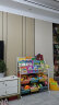 欧丽雅儿童书架简易家用落地宝宝玩具收纳架幼儿园图书架塑料卡通绘本架 书架（6盒） 实拍图