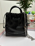 Amazing Song乙頌三角包手提斜挎包輕奢百搭牛皮單肩包女士拎包禮物 優(yōu)雅黑 曬單實(shí)拍圖