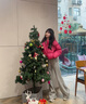 RE'VAN芮范2024冬季新品設(shè)計(jì)師款甜酷風(fēng)玫紅色羽絨服RN90501308 桃紅 M/38 曬單實(shí)拍圖