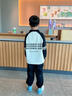 藍(lán)貝妮男童春裝衛(wèi)衣套裝2025新款中大兒童衣服春秋款帥氣男孩童裝運(yùn)動(dòng)服 黑色 130 碼建議身高120CM 曬單實(shí)拍圖