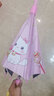 詩(shī)佩琪兒童雨傘女孩晴雨兩用太陽(yáng)傘小學(xué)生幼兒園遮陽(yáng)傘半自動(dòng)防曬長(zhǎng)柄傘 黑膠喵喵公主 1把 曬單實(shí)拍圖