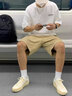 FOX.G白色t恤男士短袖衣服男裝2025夏季新款夏裝半袖寬松大碼重磅體恤 Let小字母白色短袖t恤 3XL 【建議145-155斤】 曬單實(shí)拍圖