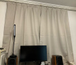 铭聚布艺（MINGJU） 窗帘 全遮光窗帘成品窗帘布 黑贝妮米挂钩式1.3米宽*1.8米高1片 实拍图