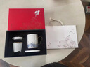 季慕家故宮文創(chuàng  )大師鎏金羊脂玉茶杯辦公杯泡茶杯高端商務(wù)家用送領(lǐng)導 羊脂玉(釉燒)丨(福悅) 曬單實(shí)拍圖