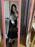 婍妡魚尾裙半身裙小個子夏裝女2025年新款高腰a字裙中長款開叉包臀裙 黑色[優(yōu)質(zhì)面料] S 建議85-97斤 曬單實拍圖