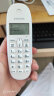 摩托罗拉(Motorola)数字无绳电话机 无线座机 子母机 单机 办公家用 来电显示 三方通话 C1001XC(橙色) 实拍图
