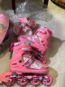 麦斯卡（Mesuca）x凯蒂猫联名轮滑鞋儿童溜冰鞋男童女童直排旱冰鞋套装可调全闪 实拍图