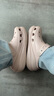 卡駱馳（CROCS）洞洞鞋檀健次同款泡芙夏季新款涼鞋沙灘鞋厚底增高拖鞋女鞋207521 石英粉（建議拍小一碼） 37-38 (230mm) 曬單實(shí)拍圖