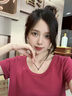 伊生緣999足金小福牌吊墜黃金項(xiàng)鏈新款男女轉(zhuǎn)運(yùn)珠福字編織黑繩頸鏈 A款編繩福牌 金重約0.75-0.95g 曬單實(shí)拍圖