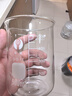 威爾基燒杯玻璃小量杯10ml毫升計量杯食品級嬰兒喝藥沖藥量杯25ml帶刻度 玻璃量杯500ml（500毫升） 曬單實拍圖