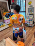 氧家課本衣服 小學一年級五年級語文數學課本教科書封面衣服t恤短袖 AA-0105語文五年級上冊 兒童140 60-75斤 曬單實拍圖