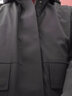 羅蒙90%鵝絨一衣多穿兔毛羽絨服男士連帽冬季中長(cháng)款加厚保暖外套男裝 曬單實(shí)拍圖