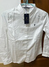 POLOWALK純棉白色襯衫女2024早秋新款女士純色長(cháng)袖襯衣經(jīng)典馬標 白色 L (165) 曬單實(shí)拍圖