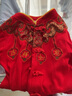 WONST品牌抓周服高端輕奢23夏季新款嬰兒百日大紅衣服純棉網(wǎng)紅周歲服6- 吉祥如意連體衣-紅色 73cm 建議4-8個(gè)月現(xiàn)貨發(fā) 曬單實(shí)拍圖