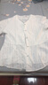皮爾卡丹（pierre cardin）真絲短袖襯衫女士夏季新款V領(lǐng)時(shí)尚氣質(zhì)小衫高端桑蠶絲上衣顯瘦 白色 XL (115-125斤) 曬單實(shí)拍圖